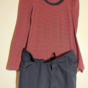 Casual dress junior long sleeve t-shirt dress size M